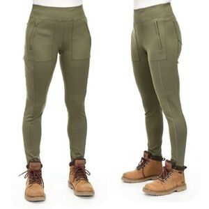 🌻Ridgecut Olive Green Work Leggings Women's Size Small